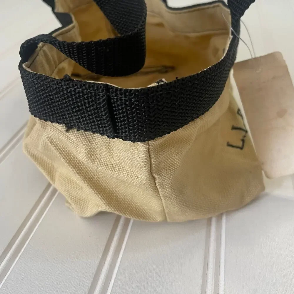 NWT Vintage LL‎ Bean Four Box Shot Shell Bag Canvas Mini Tote RARE